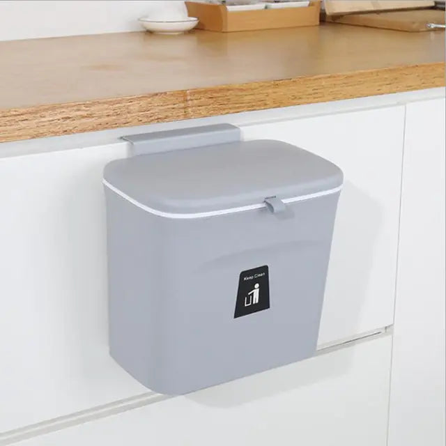 Wall Mounting Kitchen Garbage Trash Can Kitchen Waste Bin