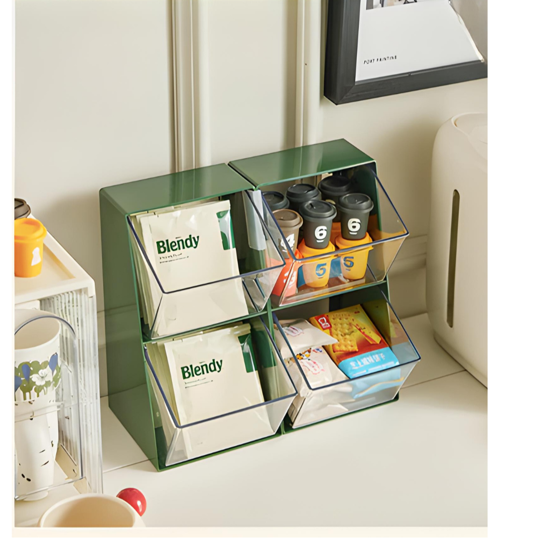 Tea Bag & Coffee Capsule Countertop Organizer Rack
