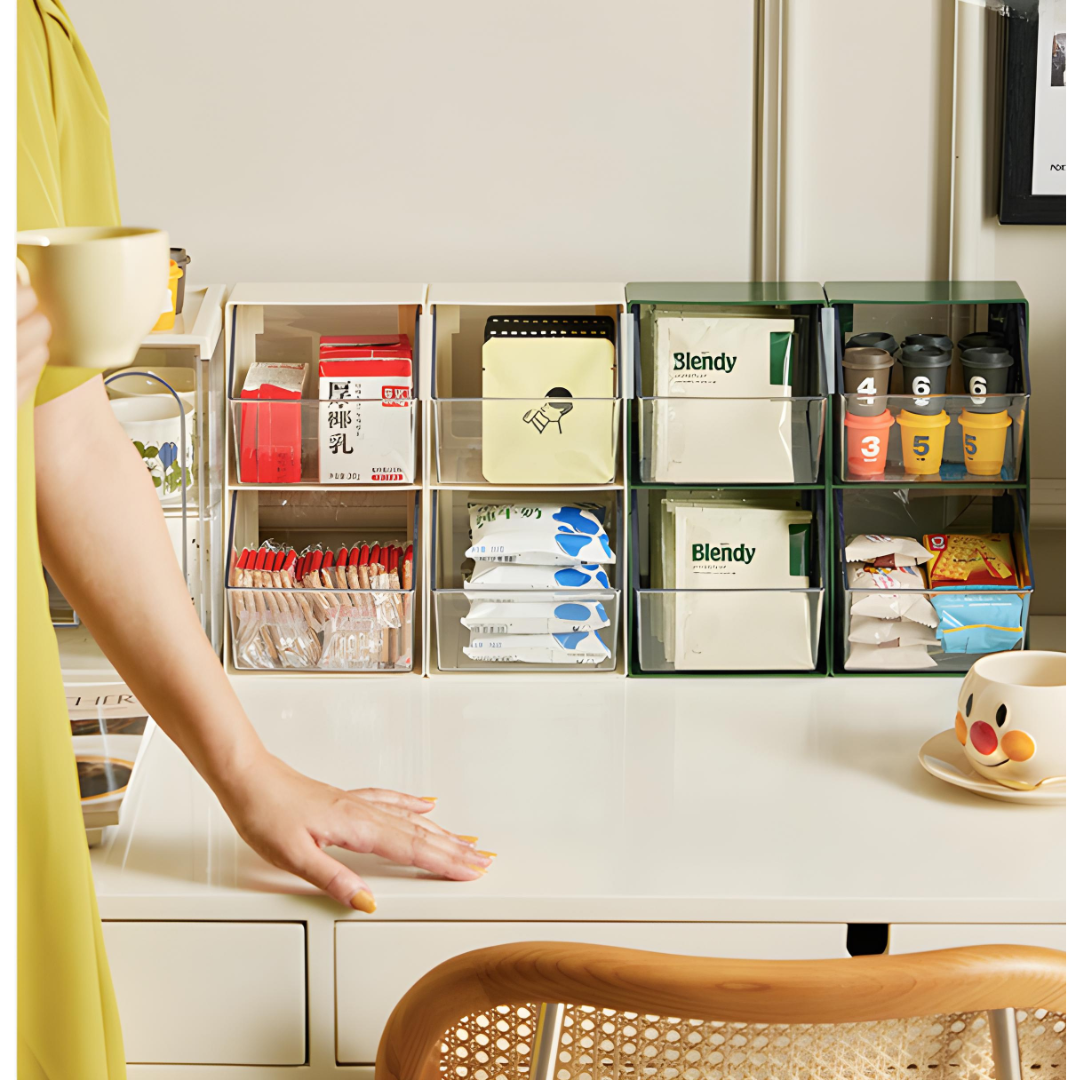 Tea Bag & Coffee Capsule Countertop Organizer Rack