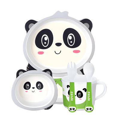 Eco-Friendly Kids All Natural Bamboo Dish ware Set
