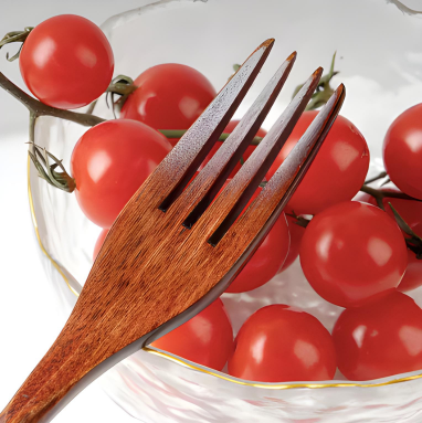 Eco-Friendly Natural Wood Fork Set Sustainable Stylish Dining Utensils