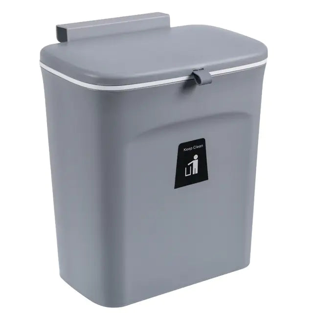 Wall Mounting Kitchen Garbage Trash Can Kitchen Waste Bin