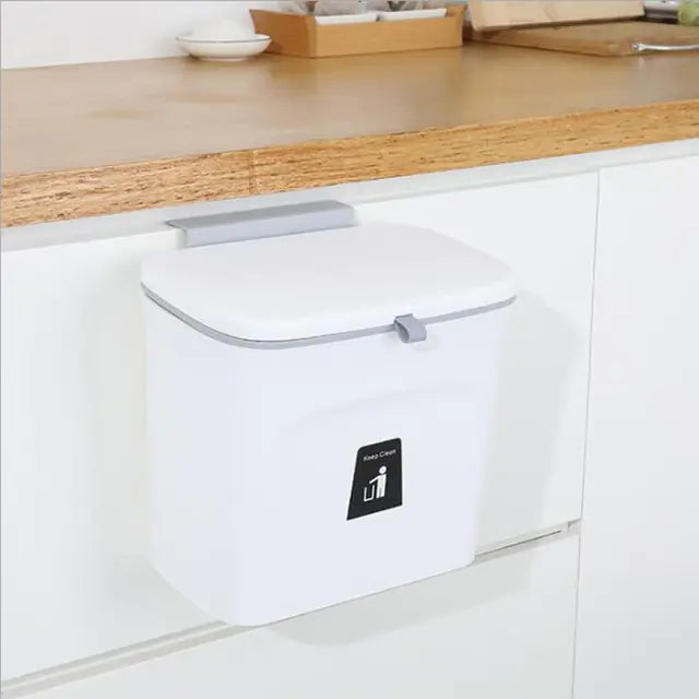 Wall Mounting Kitchen Garbage Trash Can Kitchen Waste Bin